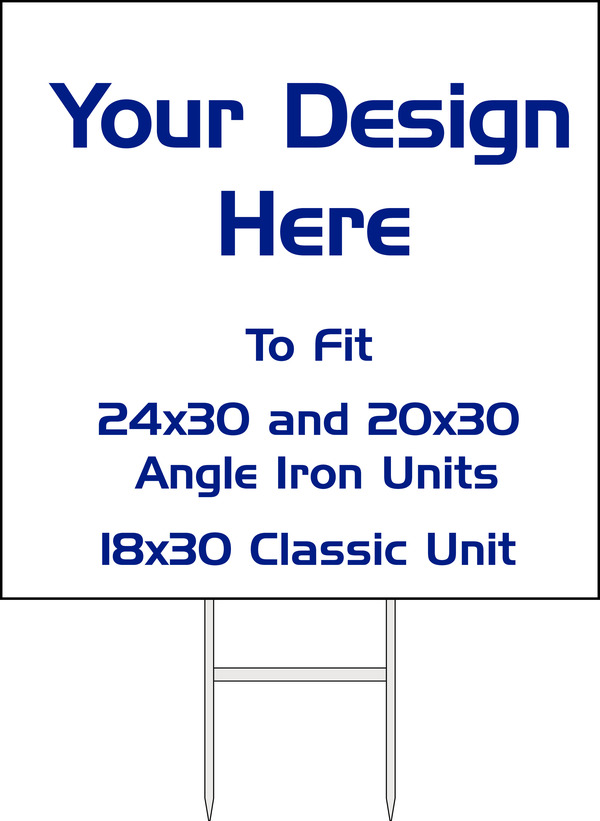 Yard Sign Sleeve, 34h x 34w